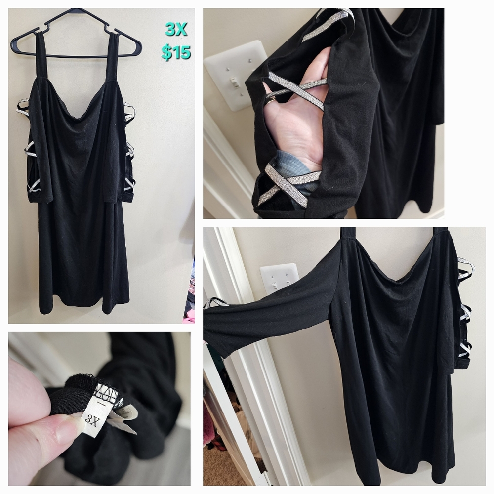 3X Dress Black